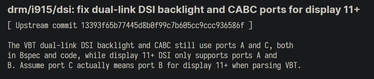 Forum discussion about kernel regression in Intel iGPU driver